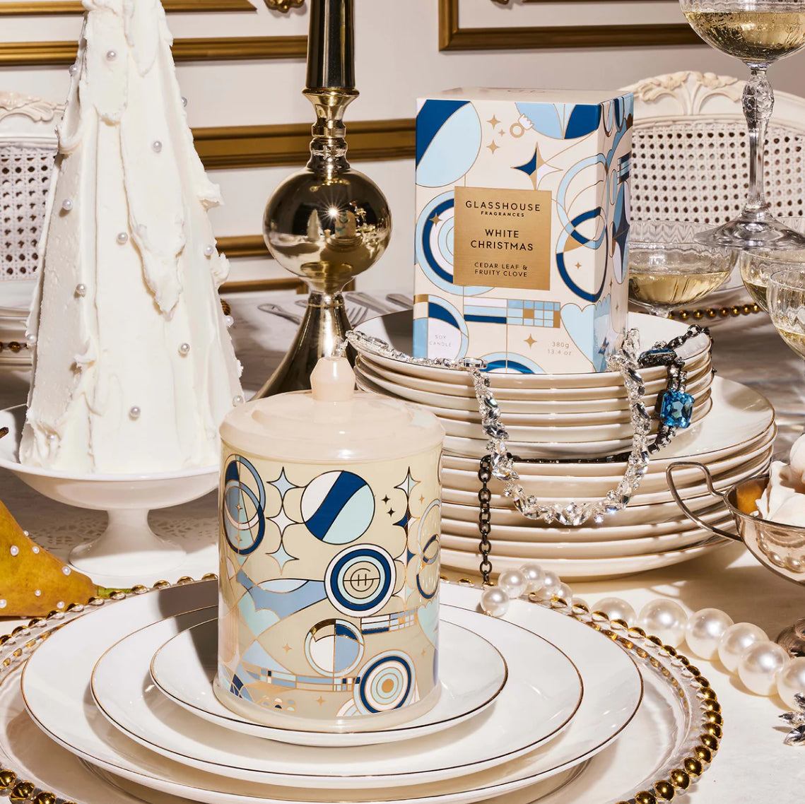 🎄Christmas 380g Soy Candle - White Christmas