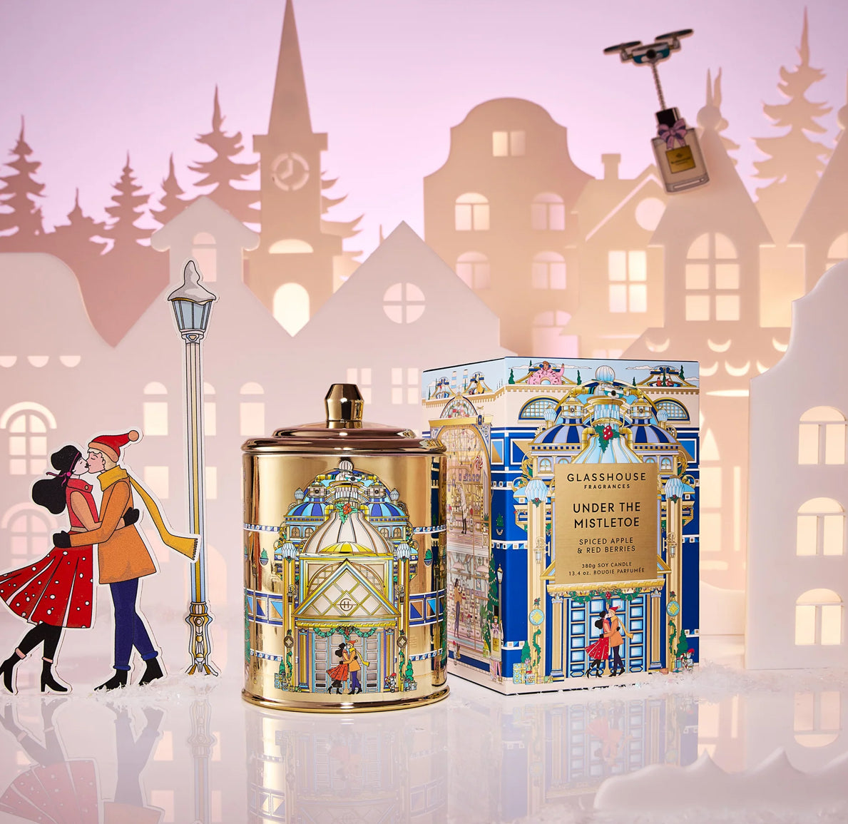 🎄Christmas 380g Candle - Under the Mistletoe