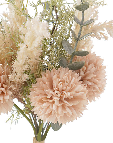 Brown PomPom Mixed Bouquet