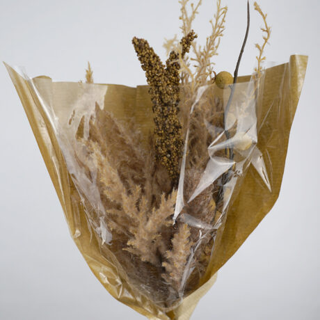 Dried Brown Flowers Bouquet