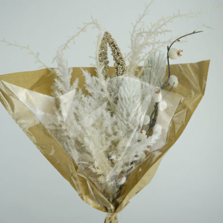 Dried White Flowers Bouquet