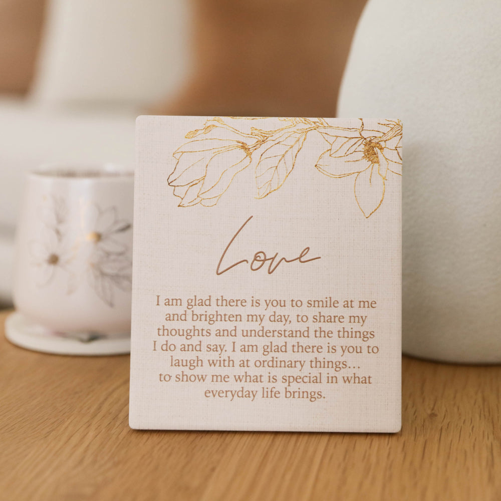 Blossom Verse Ceramic Plaque - 4 verses