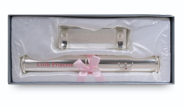 LITTLE PRINCESS BIRTH CERTIFICATE SILVER