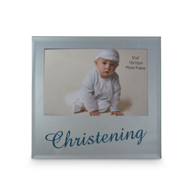 CHRISTENING BOY  6X4 FRAME