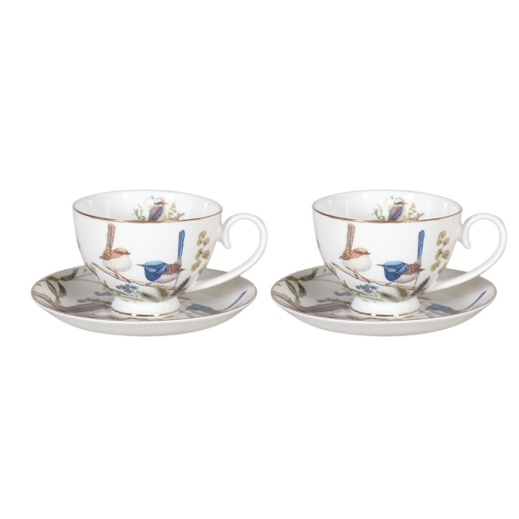 Australian Birds 2 (220cc) & 2 saucer sets