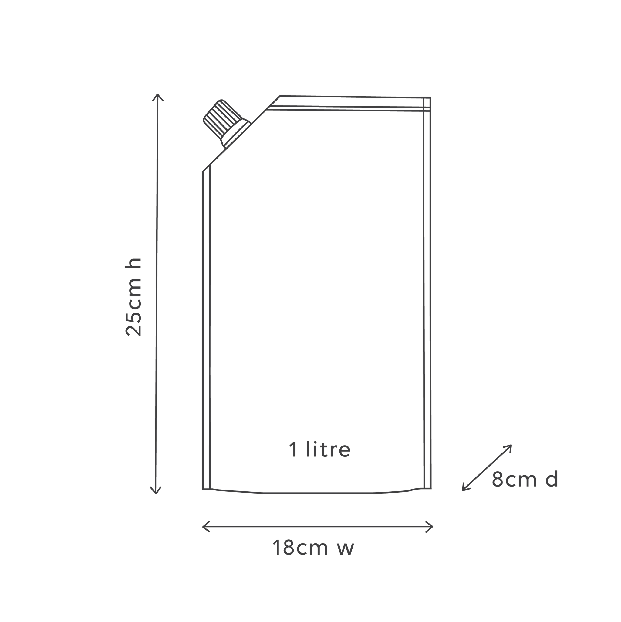 1L Lotion Refill - Mango & Lychee