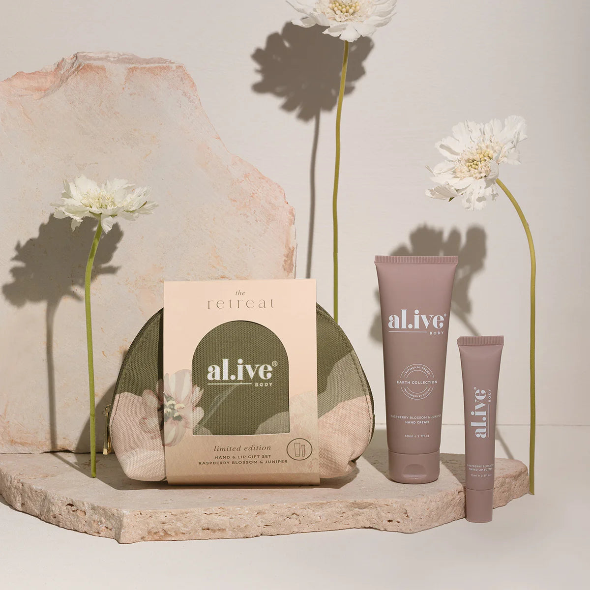 MOTHER'S DAY 2025 - Hand & Lip Gift Set - Raspberry Blossom & Juniper