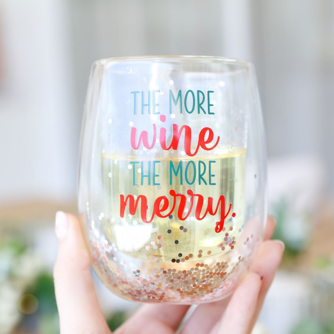 🎄Christmas Merrier Stemless Glass