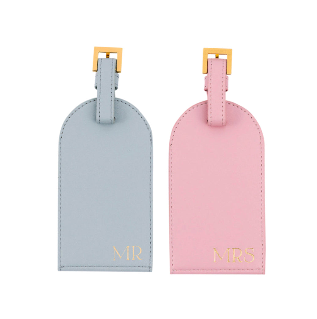 Wedding Mr & Mrs Luggage Tag Set