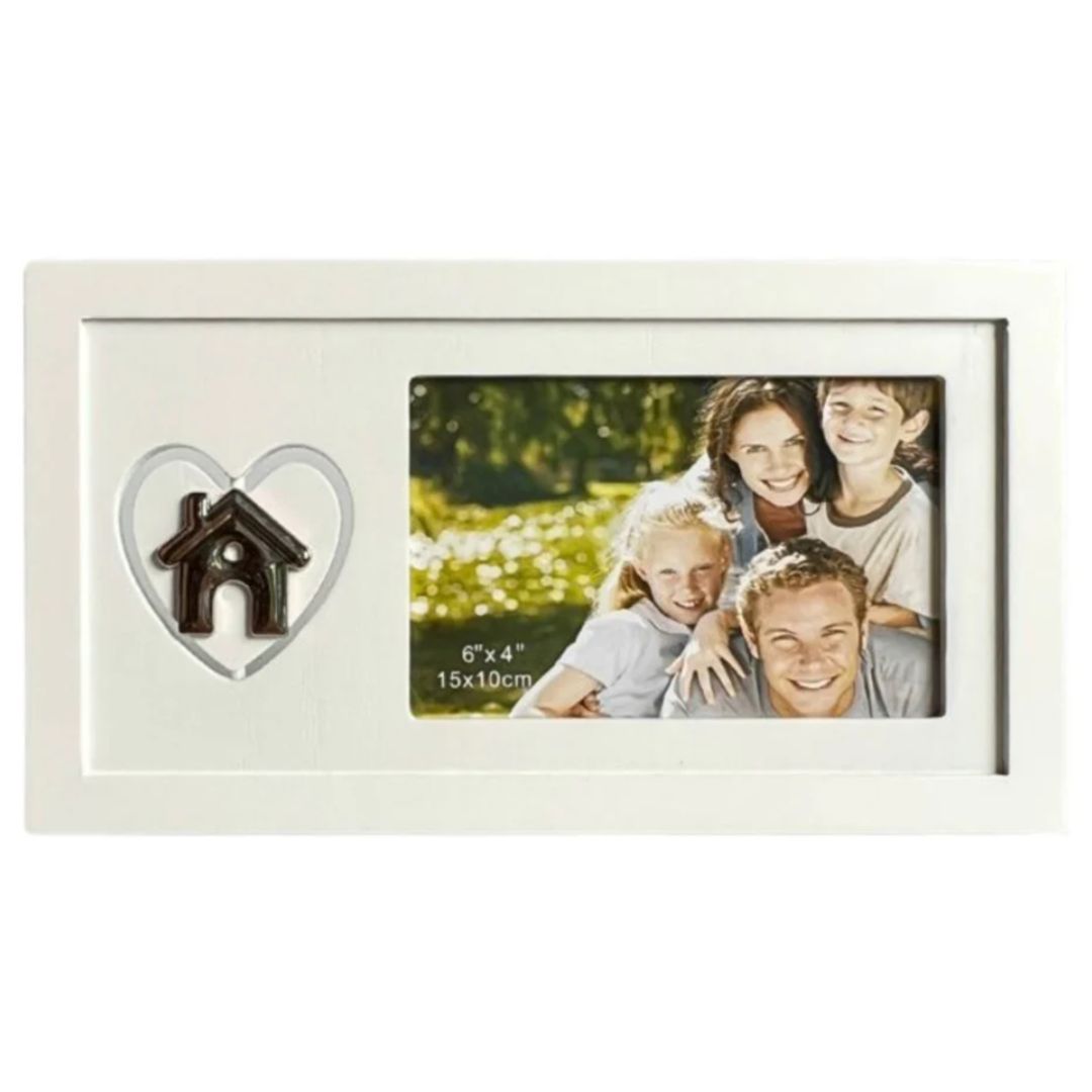 Rotating Heart for Family 4x6cm Photo Frame