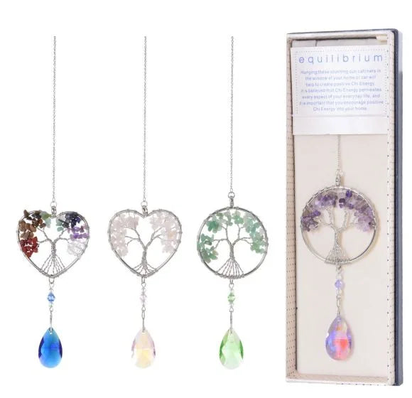 Crystal Suncatcher - Amethyst