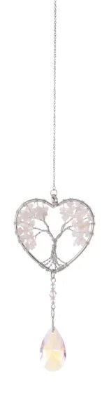 Crystal Suncatcher - Rose Quartz