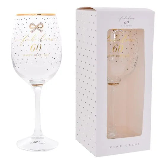 Jewelled Wine Glass - 4 Options