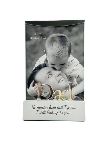 Sentimental Dad 4x6 Silver Frame