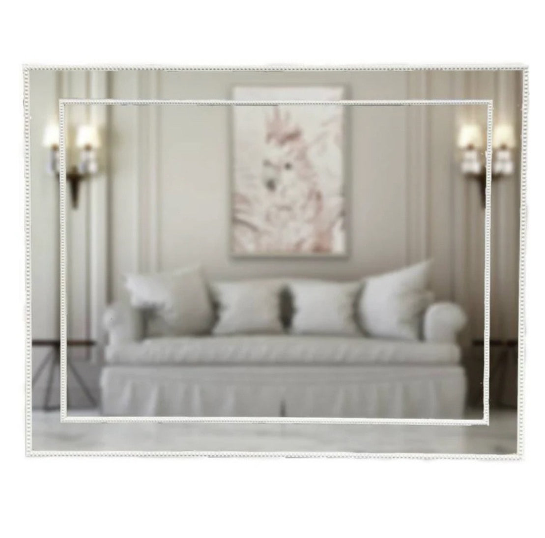 White Traditional Mirror