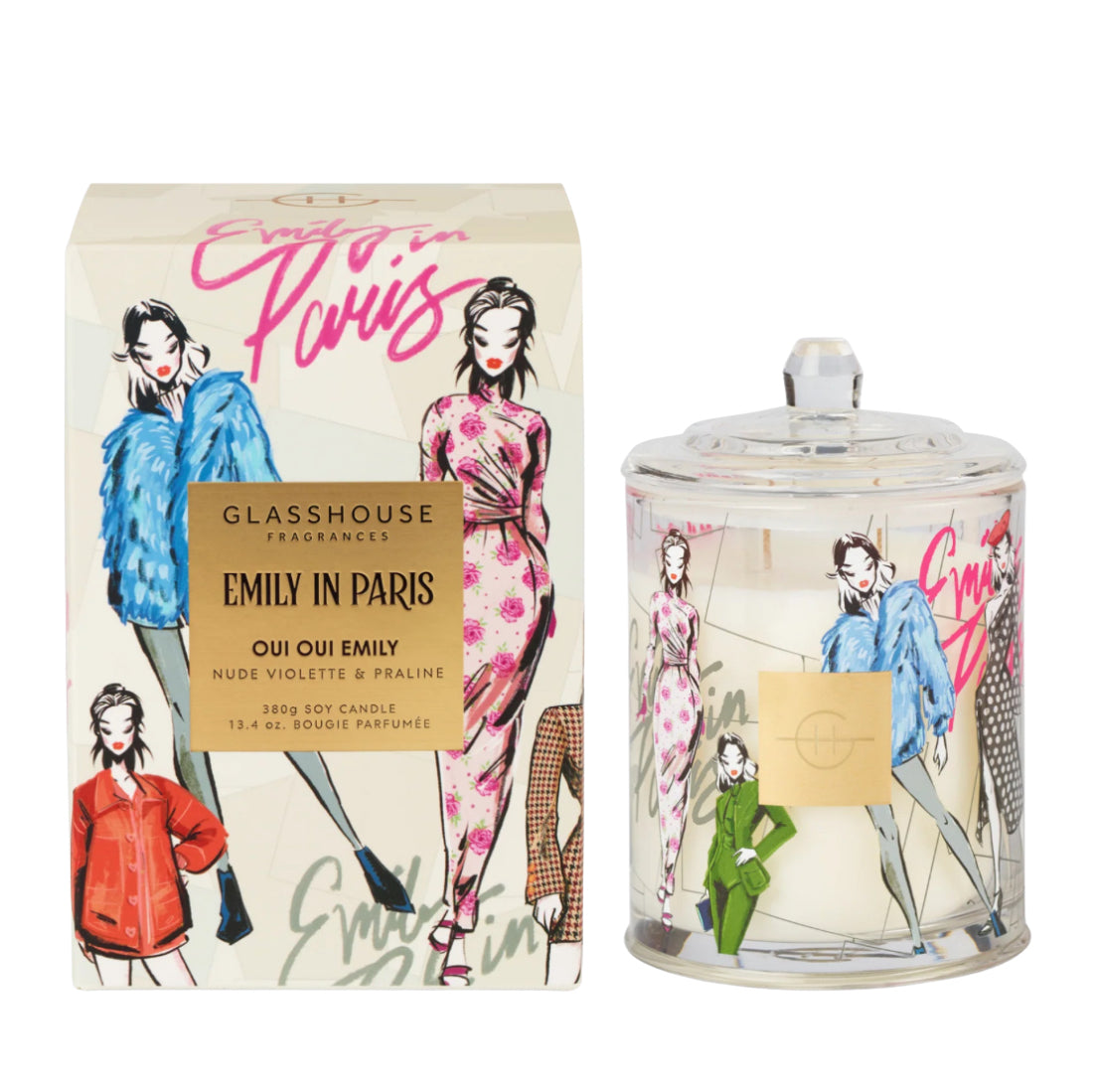 Limited Edition - Oui Oui Emily (Emily in Paris) 380g Soy Candle