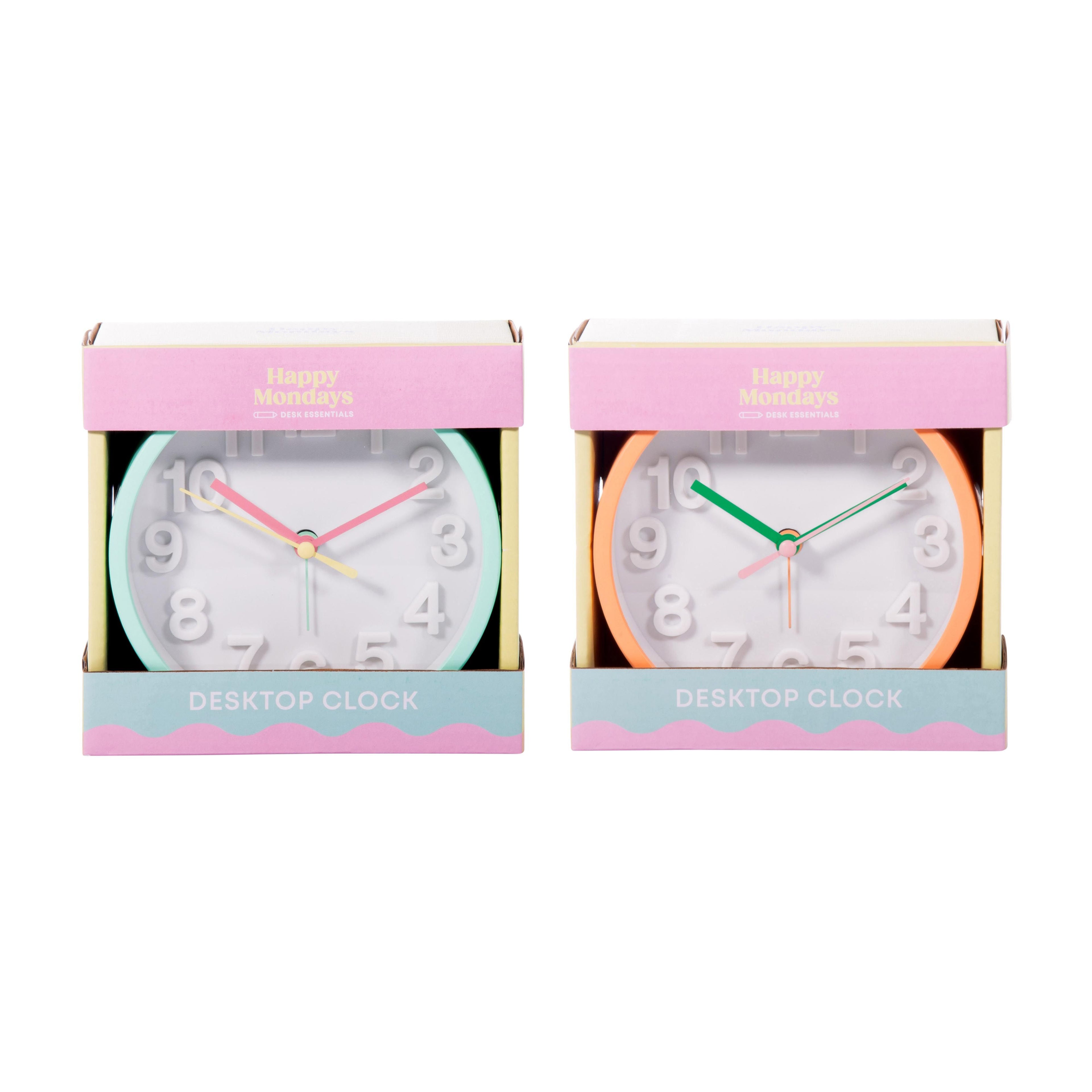 Happy Mondays Desktop Clock - 2 Colours