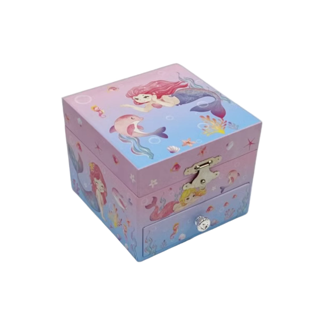 Mermaid Sea Themed One Draw Musical Jewel Box