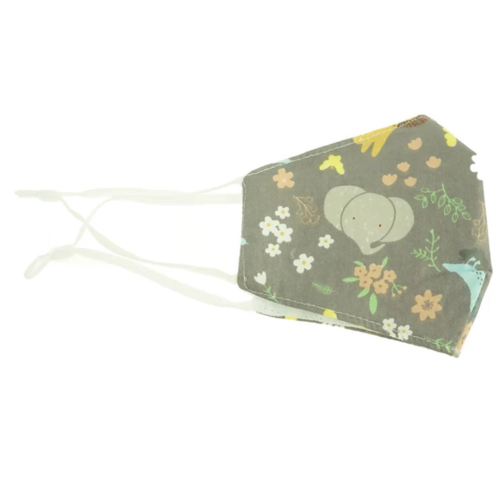 Kids Face Mask - Grey Forest