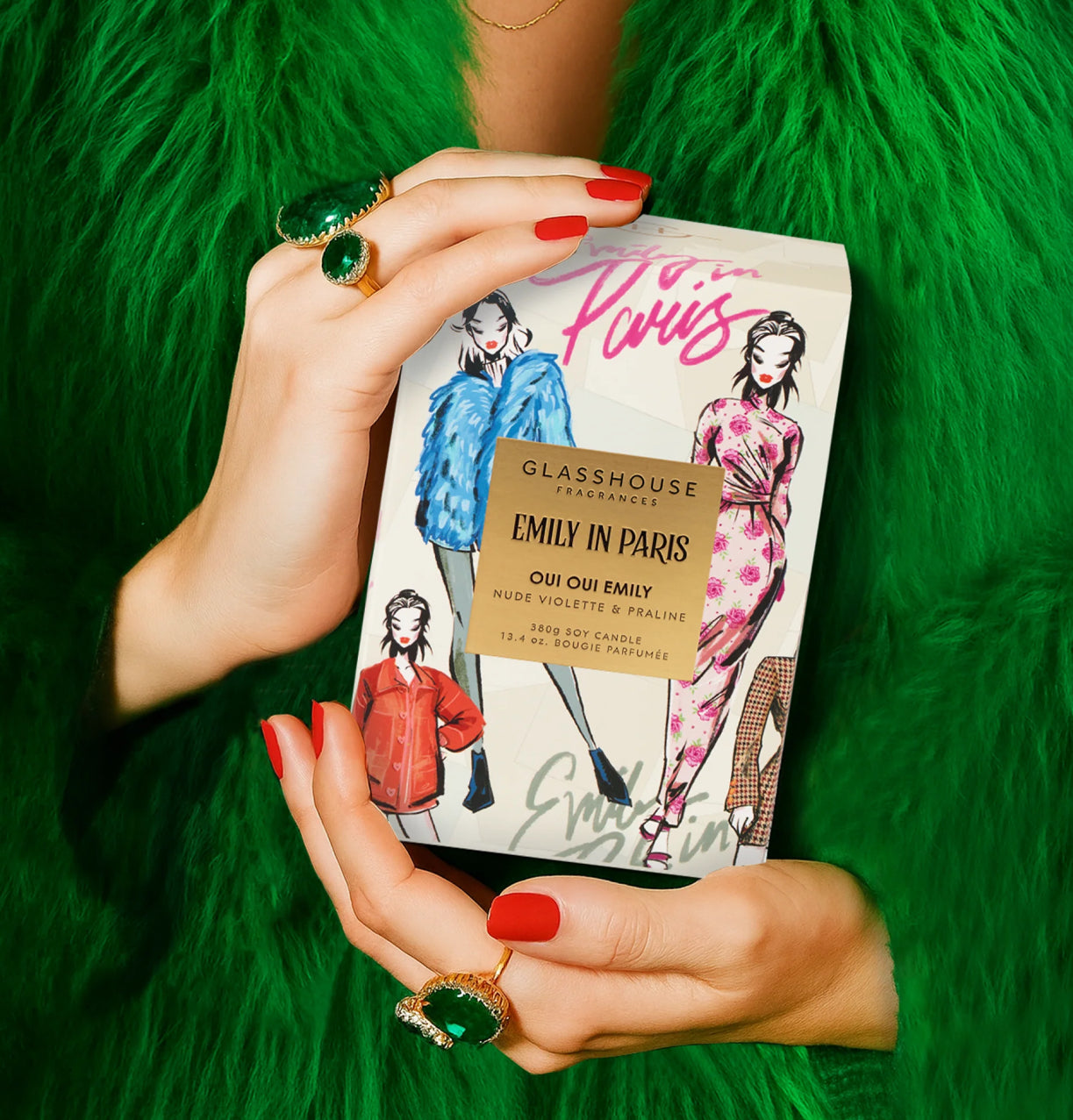 Limited Edition - Oui Oui Emily (Emily in Paris) 380g Soy Candle