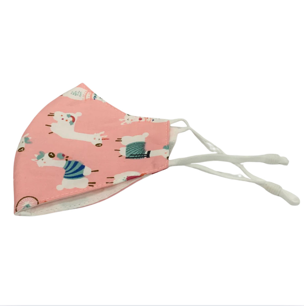 Kids Face Mask - llamas