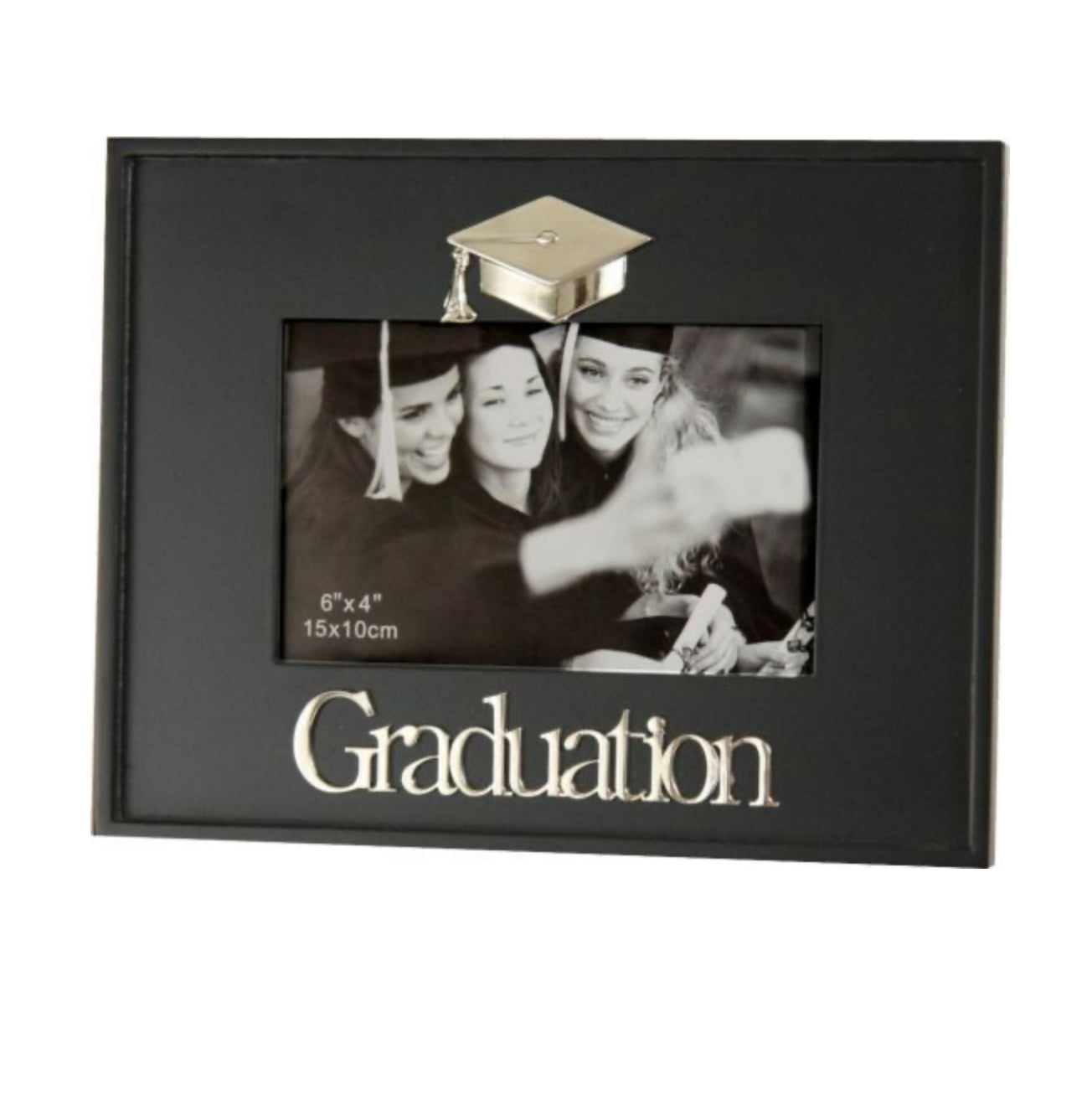 MDF Black Photo 6x4cm Frame Graduation