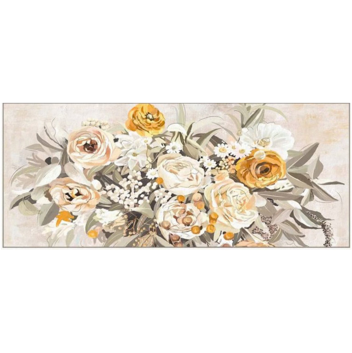 Decorative Flower Canvas