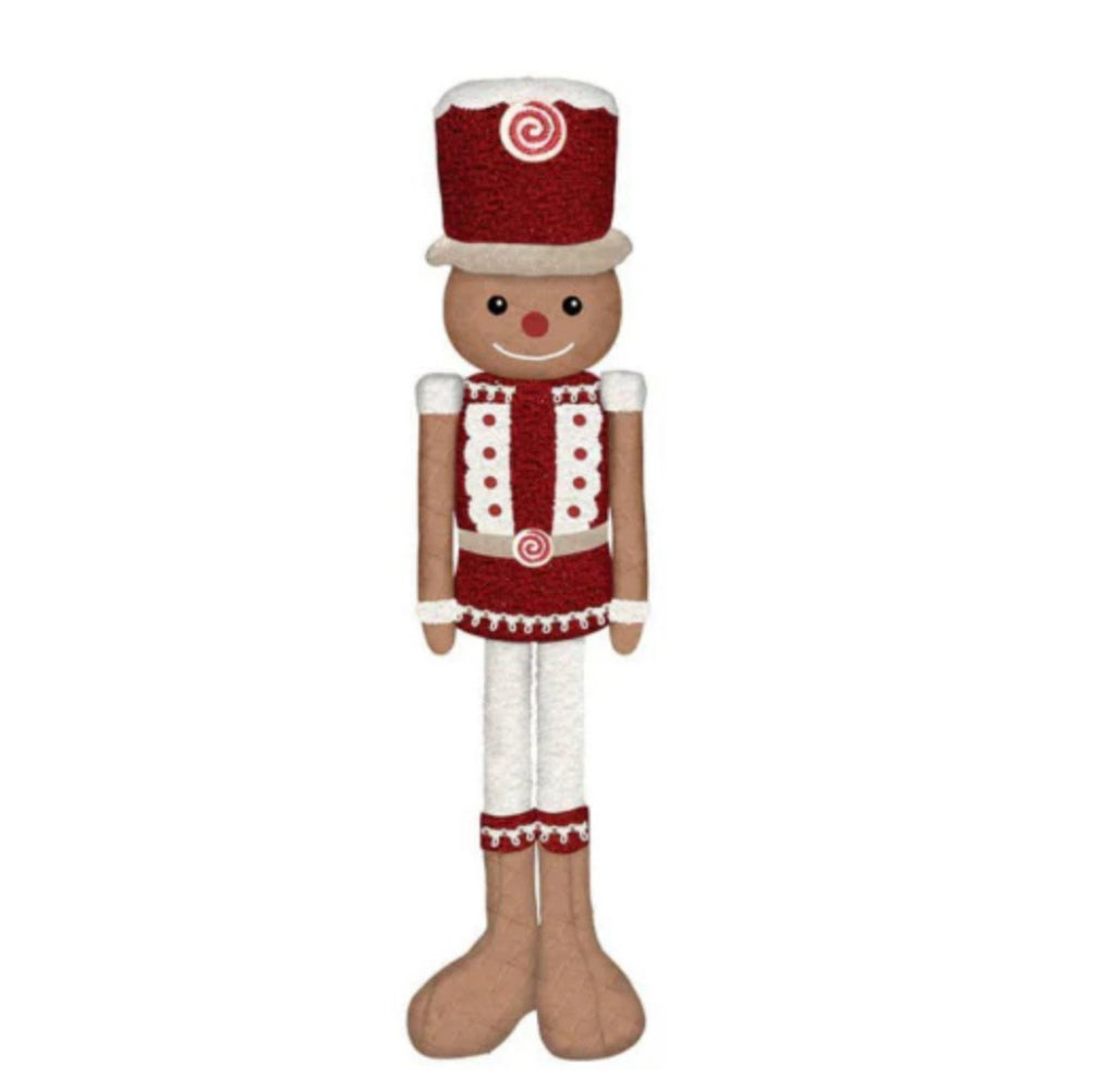 🎄 152cm Standing Gingerbread Nutcracker
