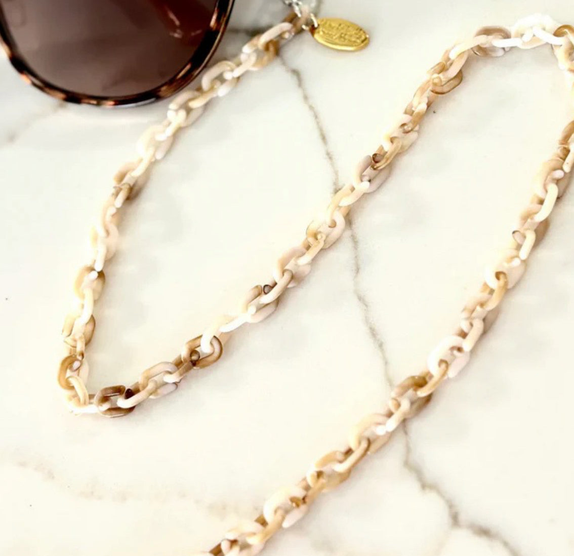 Sunglasses Chain - Nikki Beach Club Sand Tortoise Shell