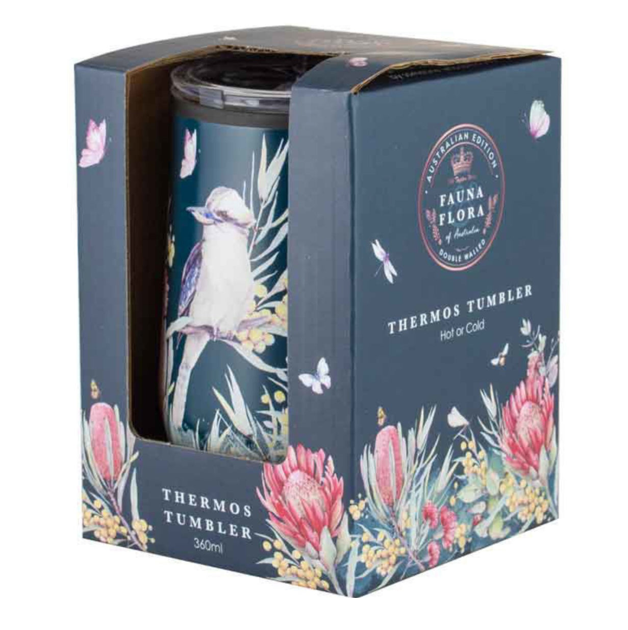 Australian Flora Native Thermos - Kookaburra