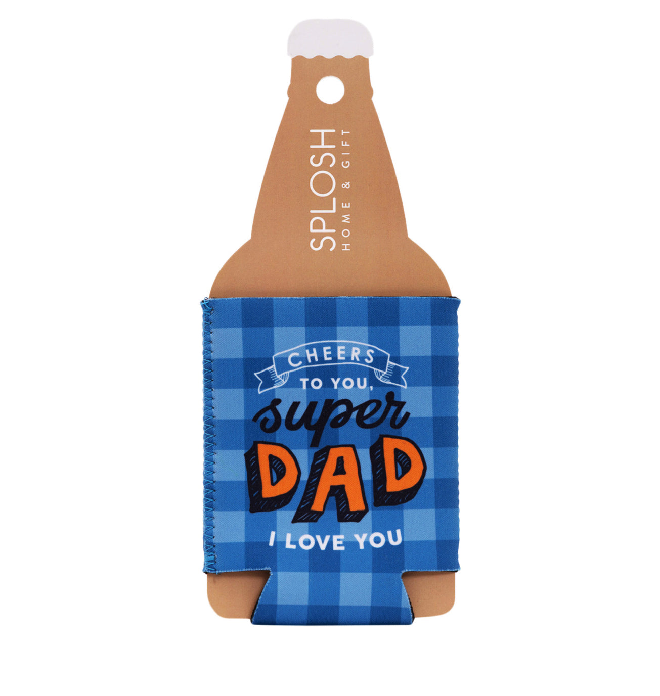 Father's Day Super Dad Stubby Cooler