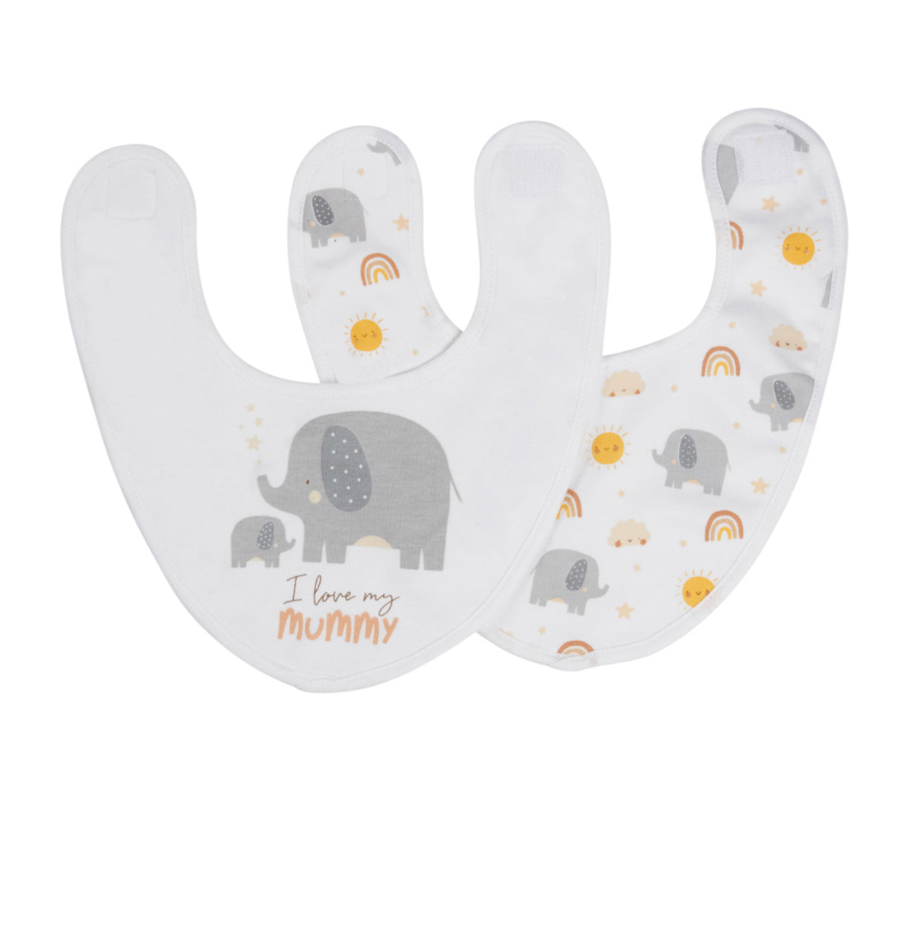 Baby Bibs (2 Pack) - 3 designs