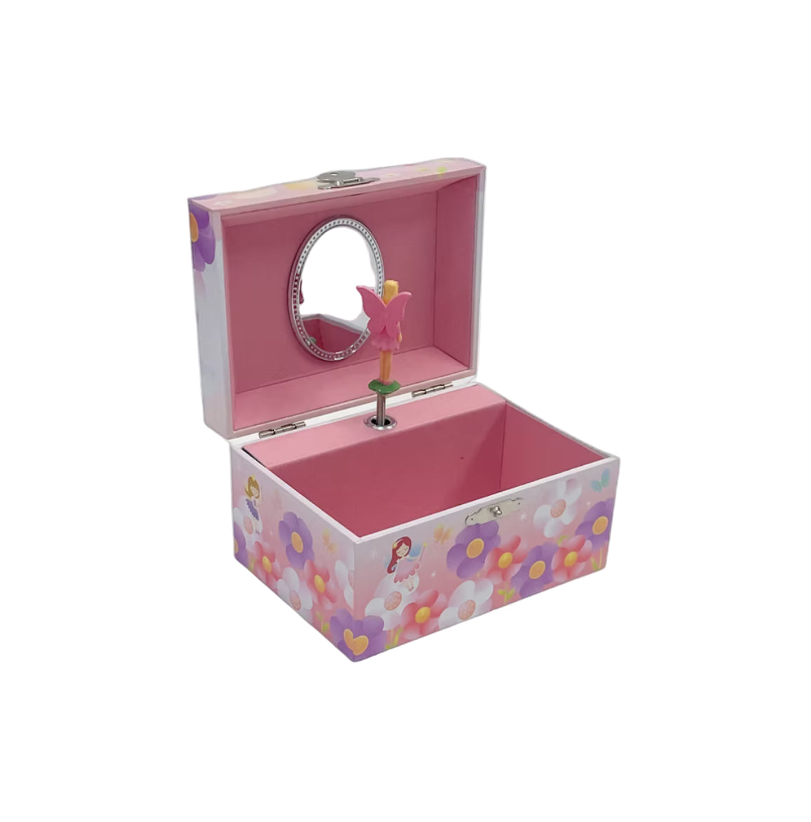 Fairy’s Dancing on Mushrooms in the Garden Musical Jewellery Box