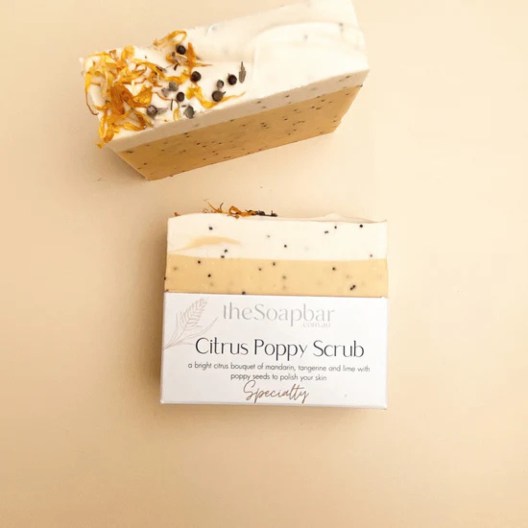 Soap Bar - Citrus Poppy Scrub