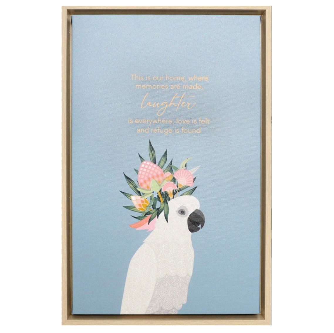 Botanica Laughter Framed Canvas 34x52