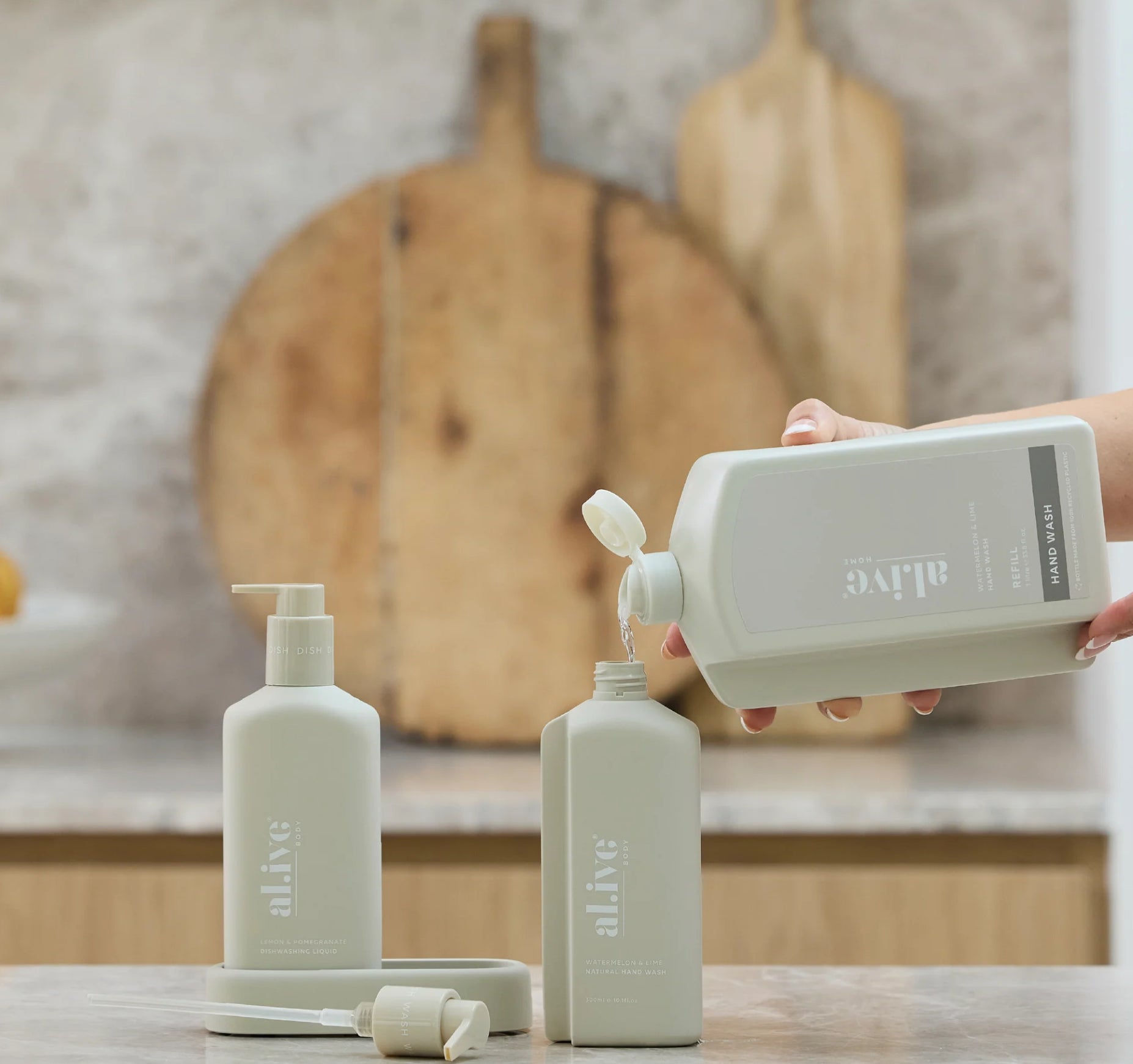 1L Hand Wash Refill - Watermelon & Lime