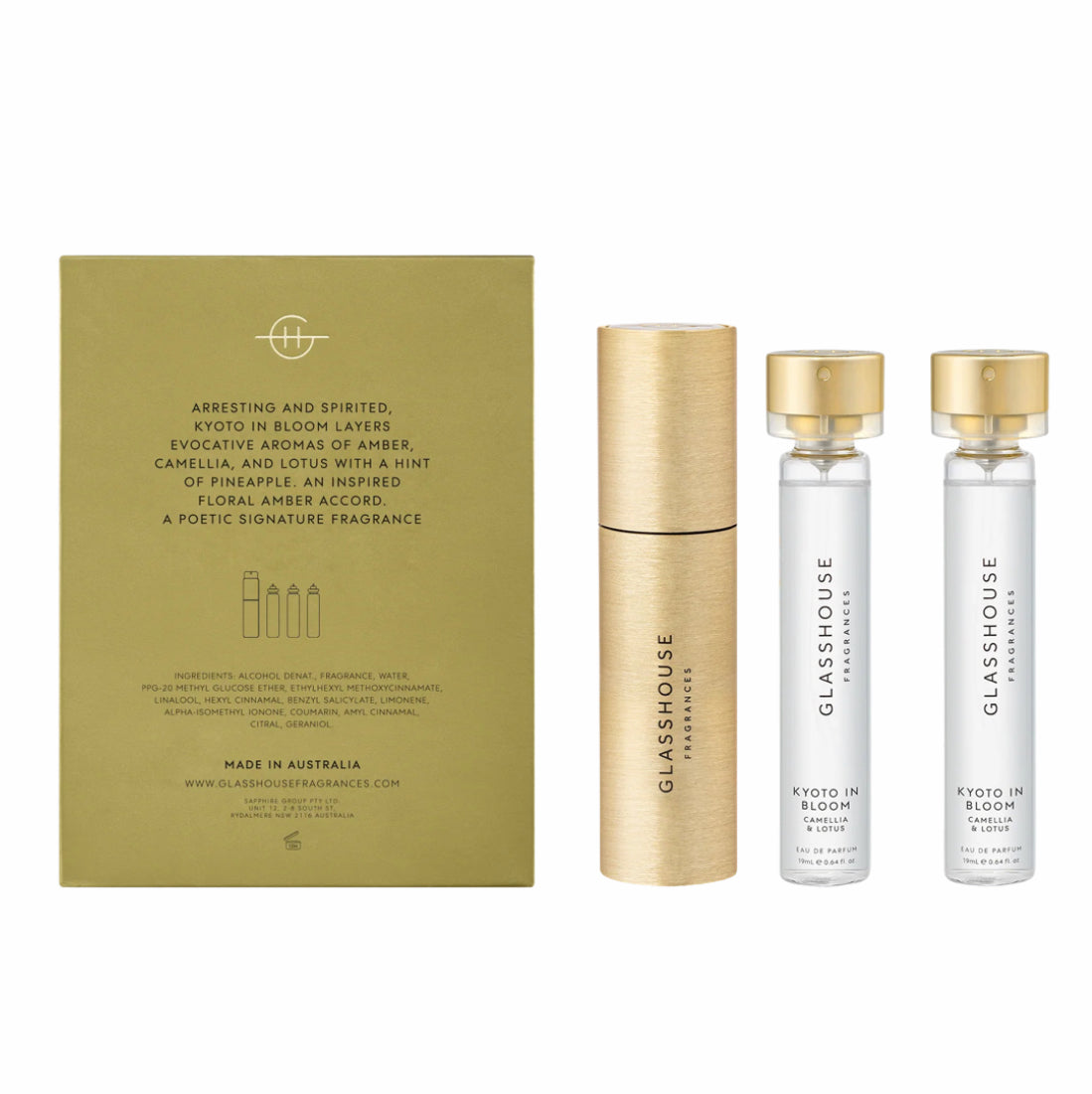 Kyoto in Bloom Twist & Spray Refillable Atomiser