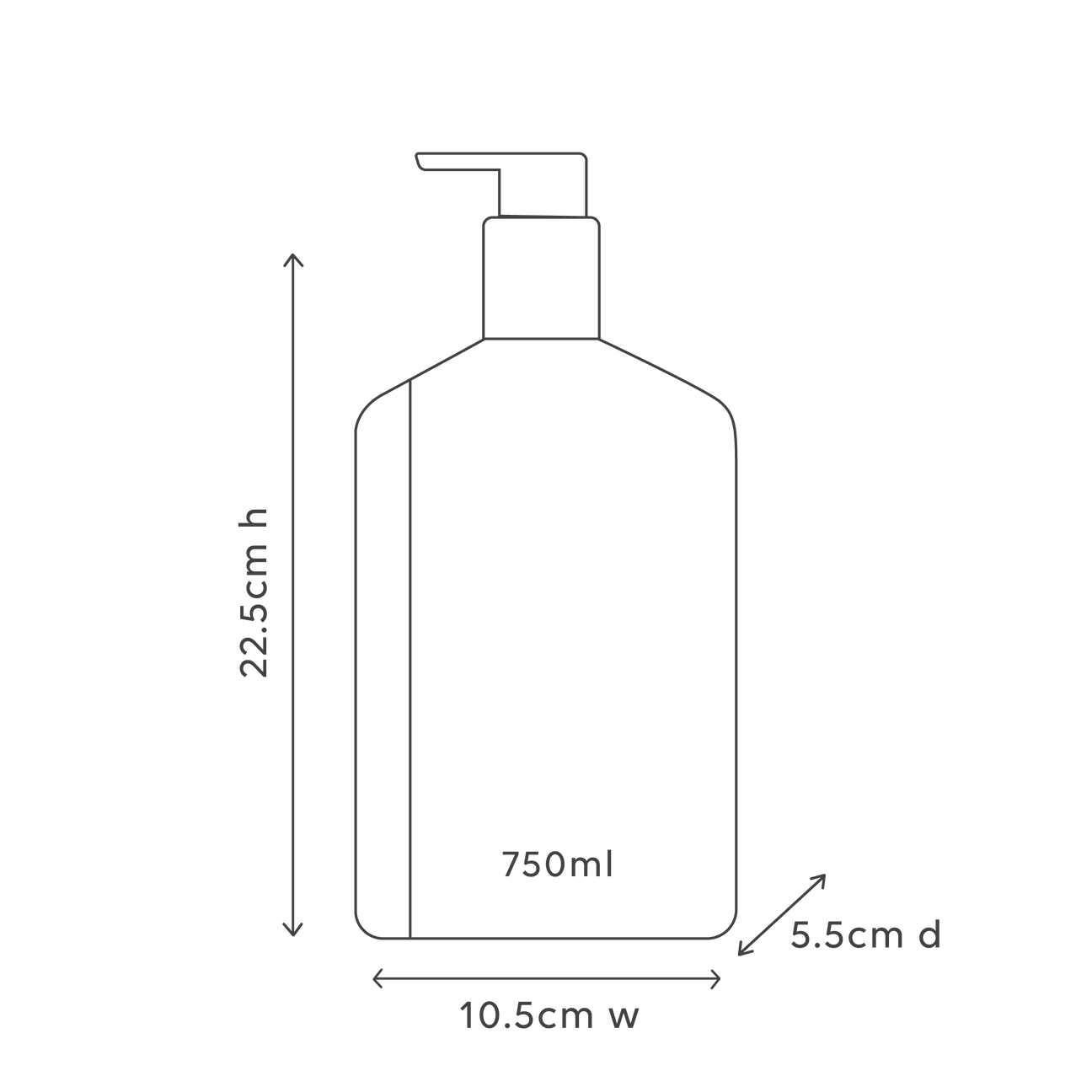 750ml Body Wash - Sea Cotton & Coconut