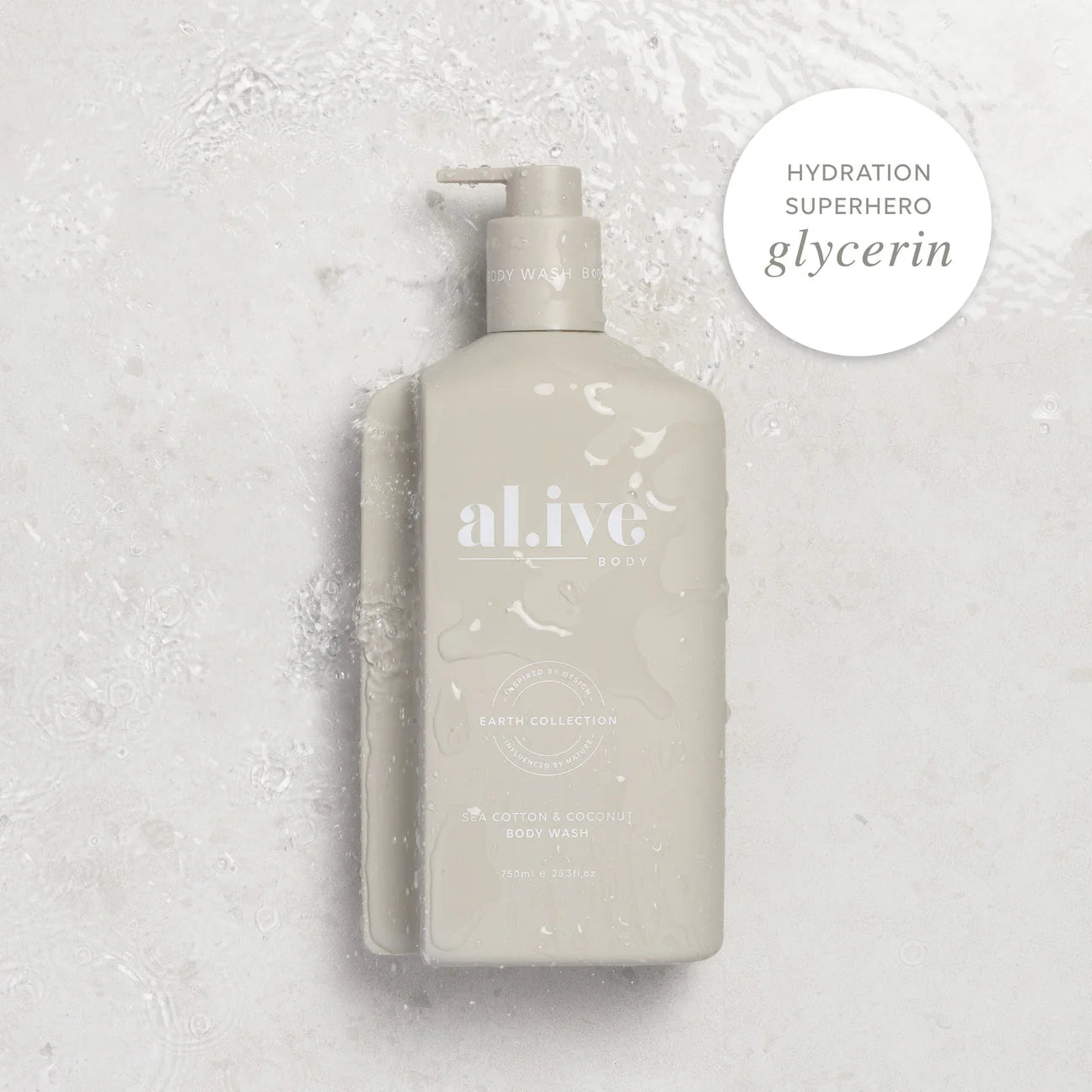 750ml Body Wash - Sea Cotton & Coconut