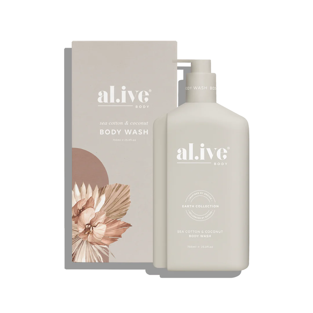 750ml Body Wash - Sea Cotton & Coconut