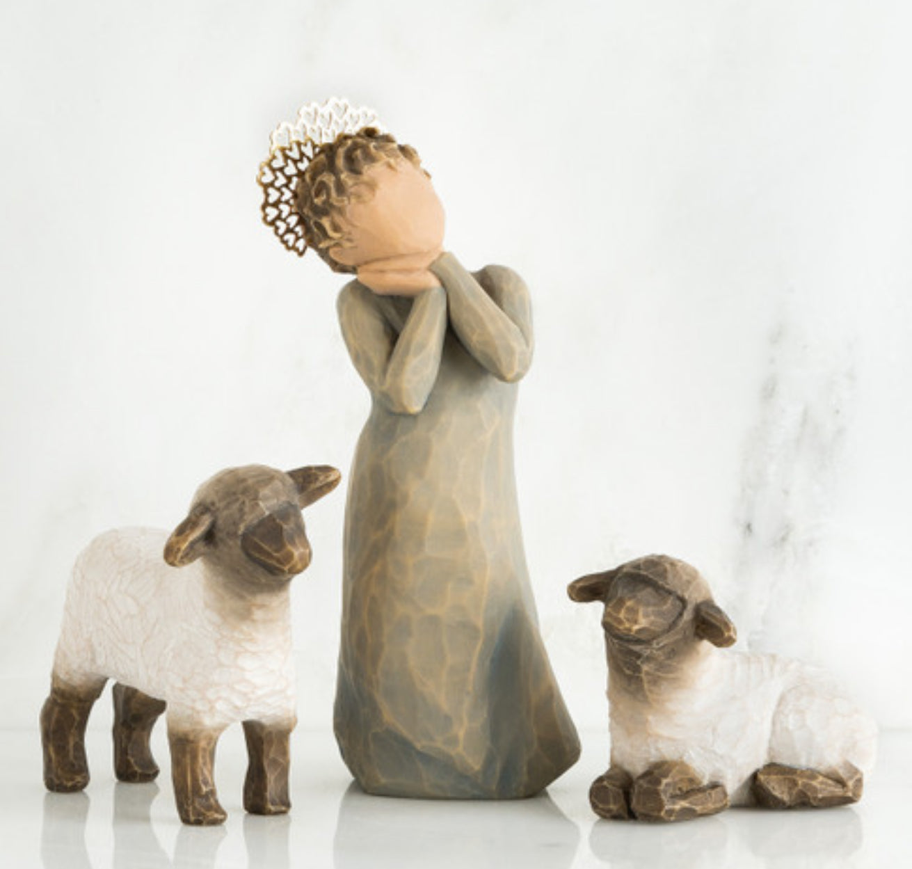 Christmas: Little Shepherdess Figurine