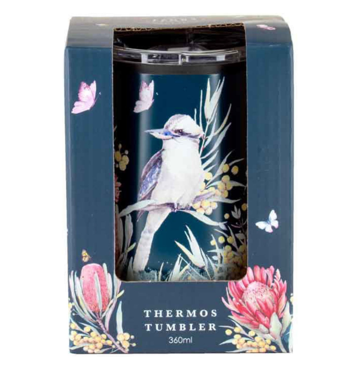 Australian Flora Native Thermos - Kookaburra