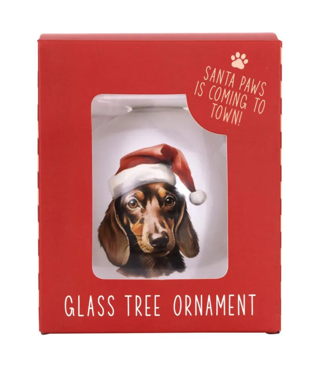🎄Christmas Round Bauble - Dachshund
