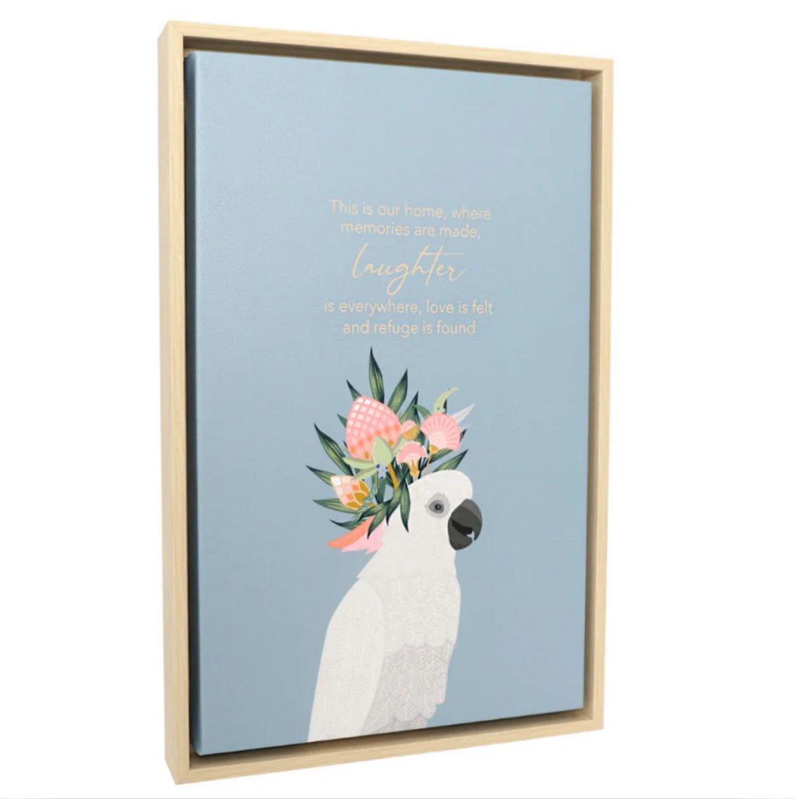 Botanica Laughter Framed Canvas 34x52