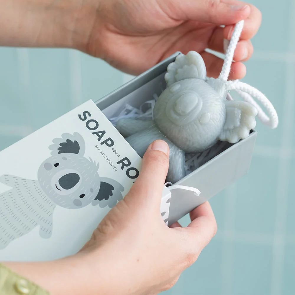 Soap On A Rope - Grey Koala