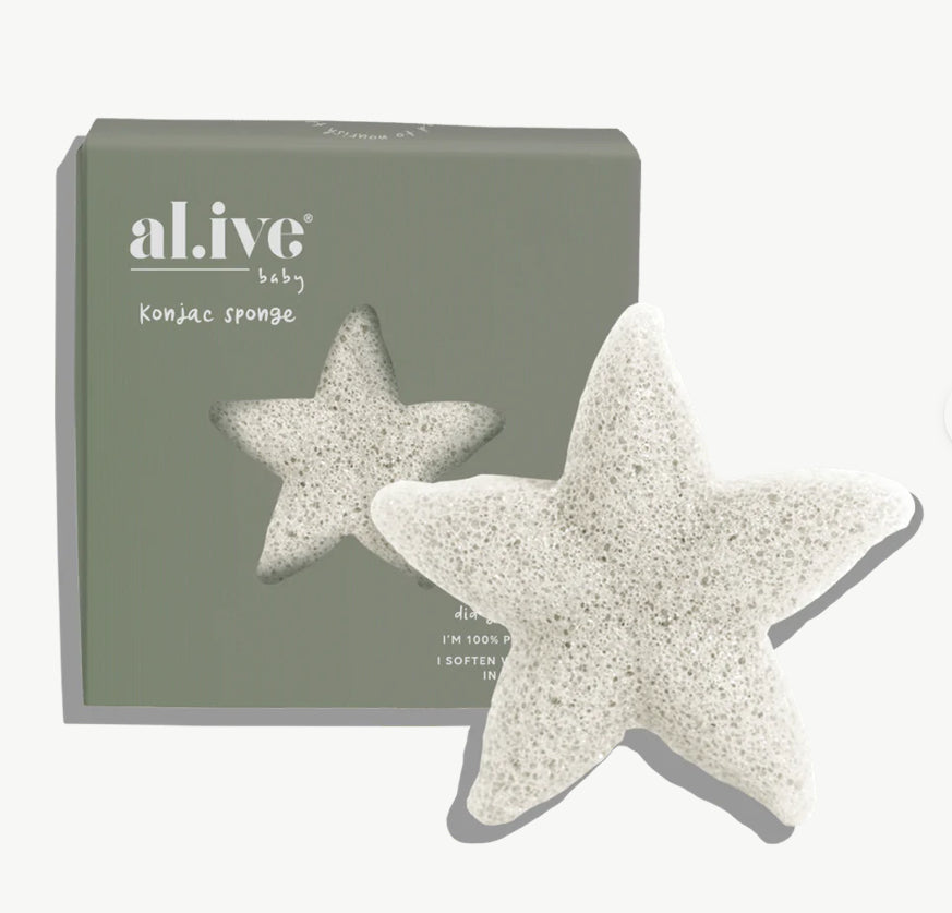 Baby Konjac Sponge - White
