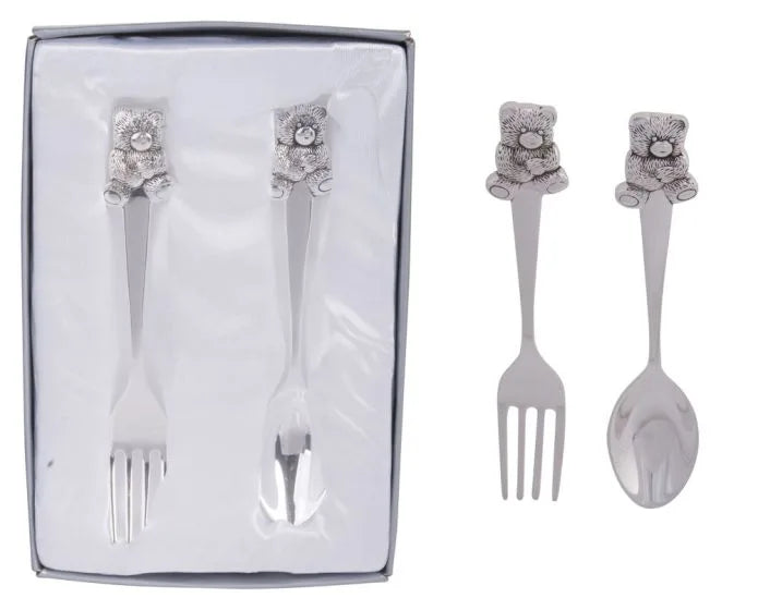 Silver Bear Cutlery Set