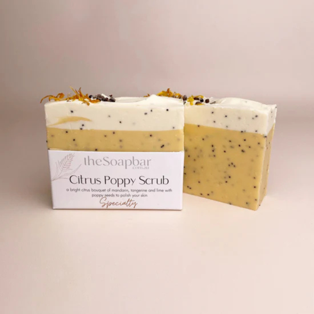 Soap Bar - Citrus Poppy Scrub