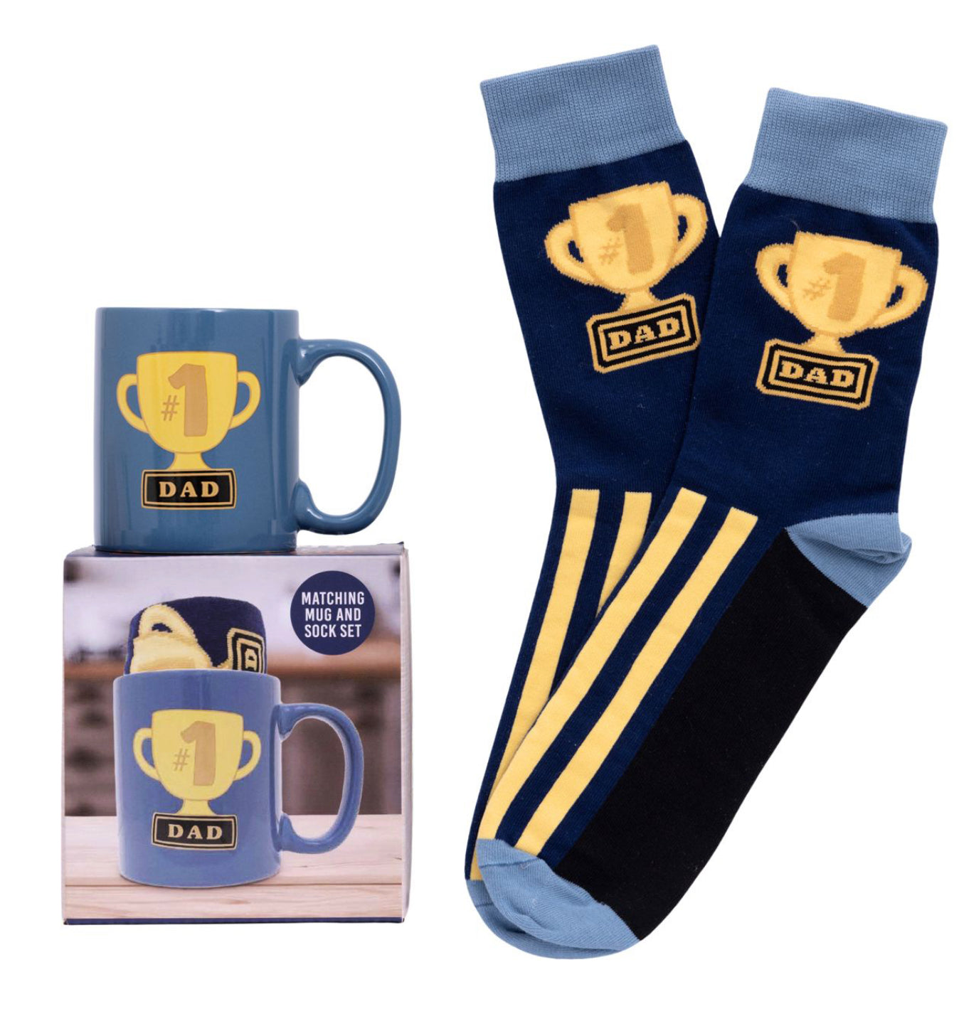 Father’s Day #1 Dad Mug and Sock Set