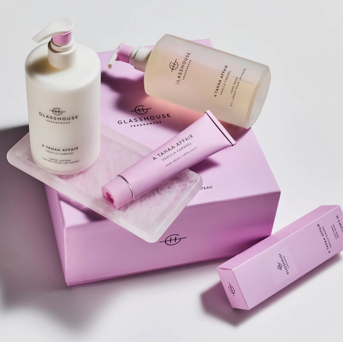A Tahaa Affair Hand Care Duo with Tray Set